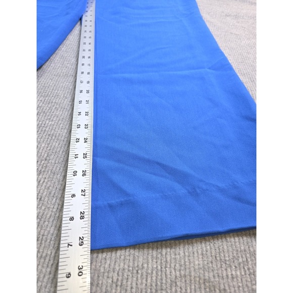 Abercrombie & Fitch Women's Blue Grey Pleated Wide Leg Trouser Pants Size M(2) - Picture 6 of 16